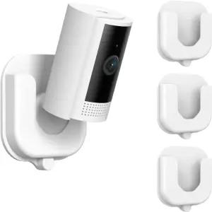 링 실내 캠 1세대 및 브래킷 스탠드용 3팩 드릴 프리 접착 벽 마운트