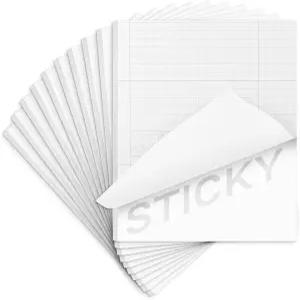 골든 스테이트 아트 8x10 일측 셀프 접착 화이트 폼 보드 10팩 3/16인치 두꺼운 경량이지만 견고한 스티키