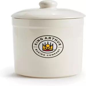 킹 아서 베이킹 컴퍼니 클래식 사워도우 저장 용기 세라믹 무반응 유약 1쿼트 용량