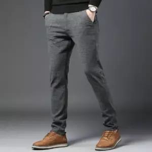 캐주얼바지 남성 겨울 기모 슬랙스 일자바지 방한팬츠 정장팬츠