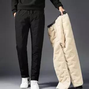 남성겨울패딩바지 남자 겨울 털안감 방풍 방한 바지 근무 작업복 팬츠