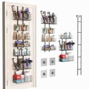 유예투요 7단 도구 정리함 드라이어 오버 헤어 홀더 벽걸이 도어 샤워 정리함 걸이 캐디