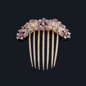 TBZ 올림머리 비녀 네프 헤어핀 퍼플 한복머리핀 한복비녀