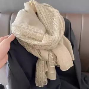 레이스스카프 코코비치 린넨 스카프 롱 여성 여름 봄 얇은 머플러