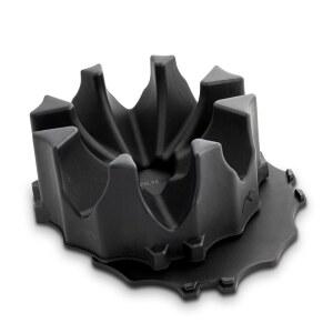 미끄럼 방지 디자인 U2013을 갖춘 전륜용 4단 라이저 블록, 트레이너 바이크 알파쿠어