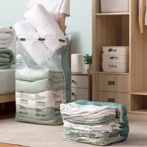 진공 소형 평면 이불 압축팩 여행용 보관 수납팩 진공압축팩 이불압축팩