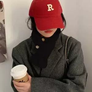 남여공용 5컬러 꽈배기 단추 쁘띠목도리 겨울 머플러 목도리