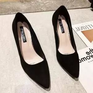 스웨이드 오피스룩 구두 데일리 여성 펌프스힐 GO CCE 고세