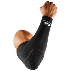 맥데이비드 엘보우와 HEX 패딩이 있는 팔 슬리브. 압박 등 야구 축구, 농구, 다양한