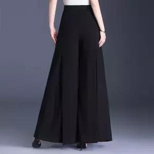 여친 스커트 바지 여름 캐주얼 쉬폰 빅사이즈 프린트 트렌드 슬림핏 BE2