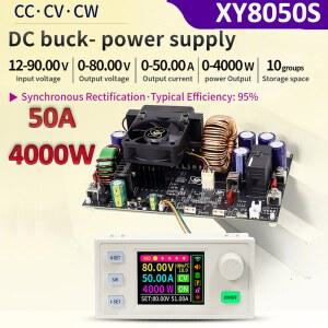 XY8050S CNC 조절식 스텝다운 전원 공급 모듈 4000W 50A 12 90V 일정 전압 전류 MPPT 태양광 충전기 CC CV CW