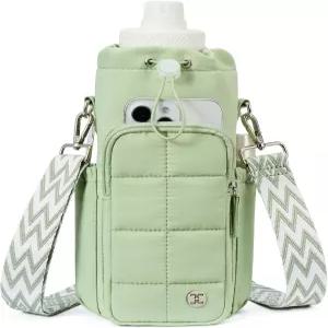 걷기 하이킹 자전거 타기를 위한 스트랩 RFID 크로스바디 백이 있는 텔레나 물병 홀더