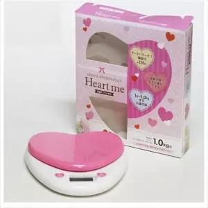 [콩심팥심]D14 일본 펄라이프 하트 주방저울 미니저울 중량저울 중량계수저울