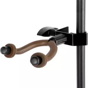 ROWELL 바이올린 행거 및 비올라 홀더 - 마이크 또는 악보 스탠드와 데스크톱 위해 구멍을 뚫을 필요가