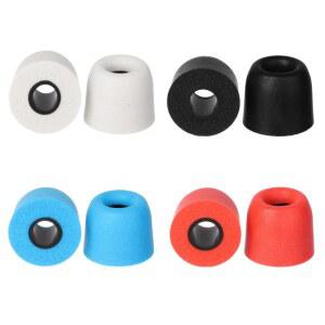 호환 인이어 이어폰용 메모리 폼 , 소프트 교체 이어팁, T100, T200, T300, T400, 1/3 쌍,