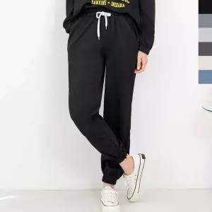 스판 신상 배기바지 면 여자바지 긴바지 빅사이즈