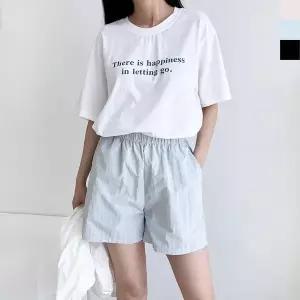 [하프클럽/]여자 클래식 데일리룩 쿨링 나일론 고무줄 팬츠