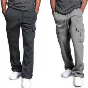 와이드핏 트레이닝바지 와이드팬츠 카고바지 기모안감긴바지