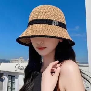 야외활동버킷햇 예쁜 모자 밀짚 버킷햇 벙거지 여행