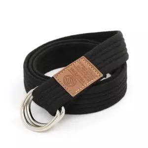 캐주얼 투링 벨트 블랙 면 꼬리 벨트 허리띠 D링벨트