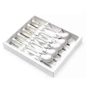 국내산 스테인레스 수저세트 5P_블랙로즈 수저 저분 젓가락