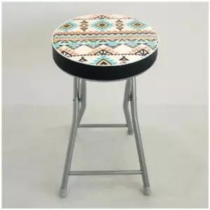 접의자 원형 접이식 의자 인디언 쿠션 간이의자 스툴 체어 1P