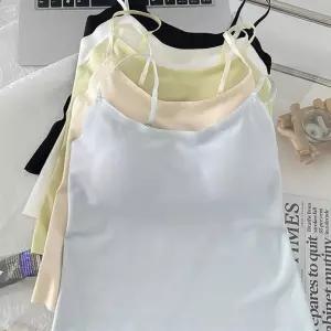 [시즌오프]여름 이너탑 무지 베이직 캡내장 누디 끈나시_5