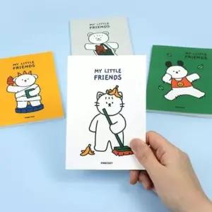 [문구/오피스] 미니 12권세트 수첩 핑크풋 다이어리 유선 노트