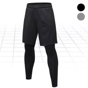 [골드스마일]바지 레깅스 일체형 러닝 헬스 스포츠 레깅스 워터레깅스