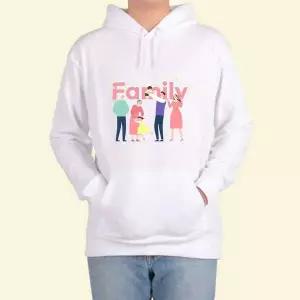 기모후드티 가족 봄나들이 가정의달 two 디자인