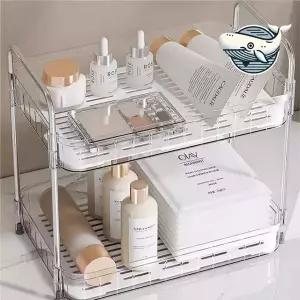 투명 다용도 정리선반 주방용품 정리함 수납장