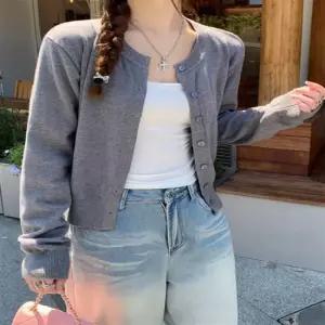 여성 3컬러 봄 가을 데일리 라운드 파스텔 가디건
