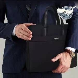 세련된 남성용 노트북 서류가방 블랙 수납가방