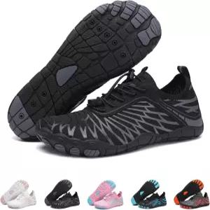 바레조이 2026 여성 남성용 새로운 맨발 신발 등산용 편안하고 미끄럼 방지용 활력 와이드 토박스 워터