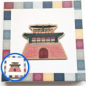 위월천 문화재 전시 액자 만들기 키트 9종 팬시우드 종이액자 전통 초등미술교구 우리나라문화재 요양원미