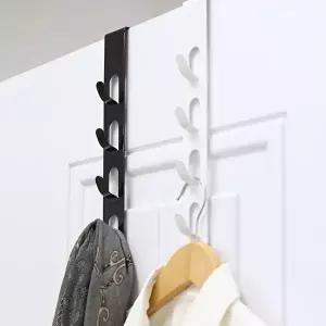 고품질 철제 모자 가방 행거 옷걸이 도어 4단 문걸이후크 문걸이행거 도어행거 문걸이수납 WFLYGEC
