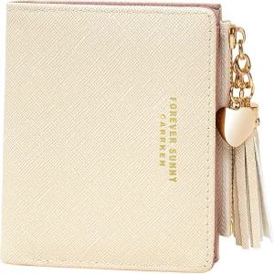 발렌토리아 여성 지갑 귀엽고 우아한 롱 슬림 카드 홀더 케이스 미니멀리스트 동전 얇은 태슬 지퍼 클러치