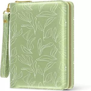 니피샤 RFID 여성용 손목시계 지갑 지퍼 및 휴대폰 홀더가 있는 귀여운 대형 신용카드 클러치 스트랩이