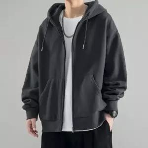 간절기아우터 남성 캐주얼 일상 베이직 간절기 후드집업