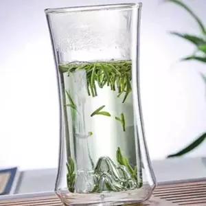 이중 내열유리 컵 350ml 예쁜유리컵 카페유리잔 유리컵