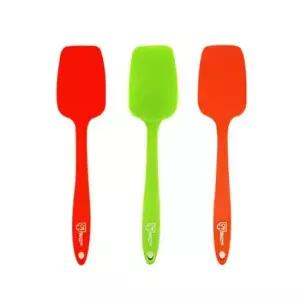 라운드 일체형 미니 볶음 요리주걱 스푼 실리콘 1P