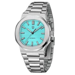 [미국배송] 파가니 디자인 남성용 자동 시계 크로노그래프 비즈니스 스테인리스 스틸 팔찌 사파이어 100M 방수 기능 ST16 무브먼트