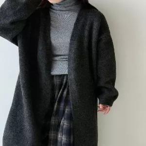 롱 니트 가을 카디건 가디건 여성패션 풀오버 DL3