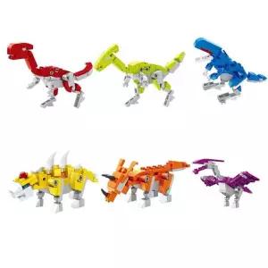 [하프클럽/브이와이]다이노 로봇 블럭 미니어쳐 공룡블럭 6종
