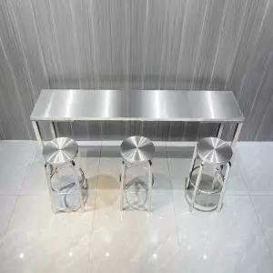 주방 바테이블 스테인리스 오픈키친 스틸 보조 작업대 미니 홈바 아일랜드