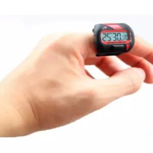 손가락 워치 핑거 타이머 방수 스톱워치 링형 스포츠 러닝 기록계