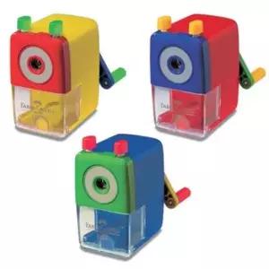 [문구/오피스] 랜덤1개 1822핸들 파버카스텔 연필깎이 중형