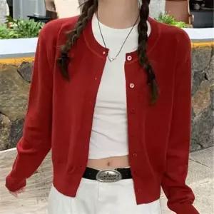 파스텔 무드 라운드넥 베이직 가디건