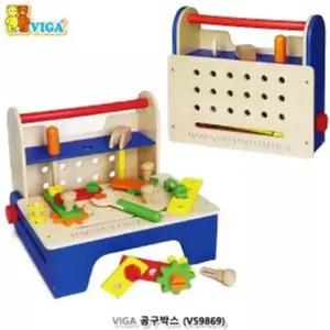 [하프클럽/브이와이](VIGA)접이식 조립장난감 공구박스(V59869)
