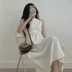 여자 3컬러 셔링 민소매 롱원피스 밴딩 여름 원피스